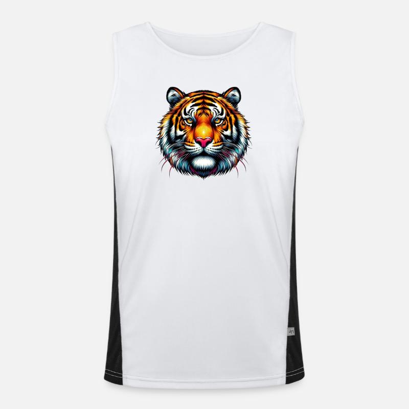 Tigre Débardeur respirant contrasté Homme 