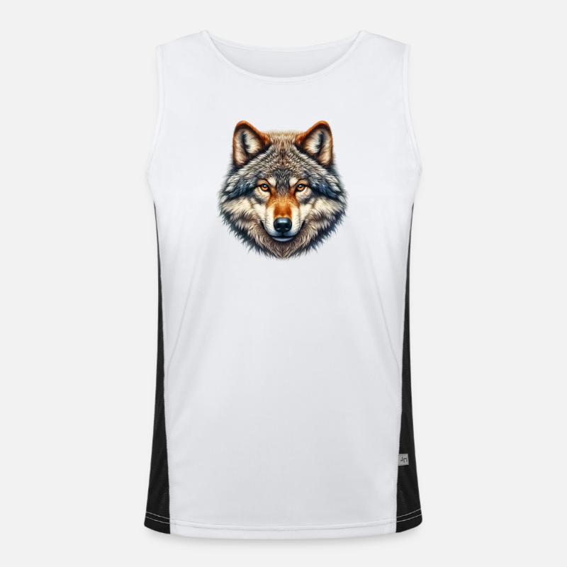 Loup Débardeur respirant contrasté Homme 
