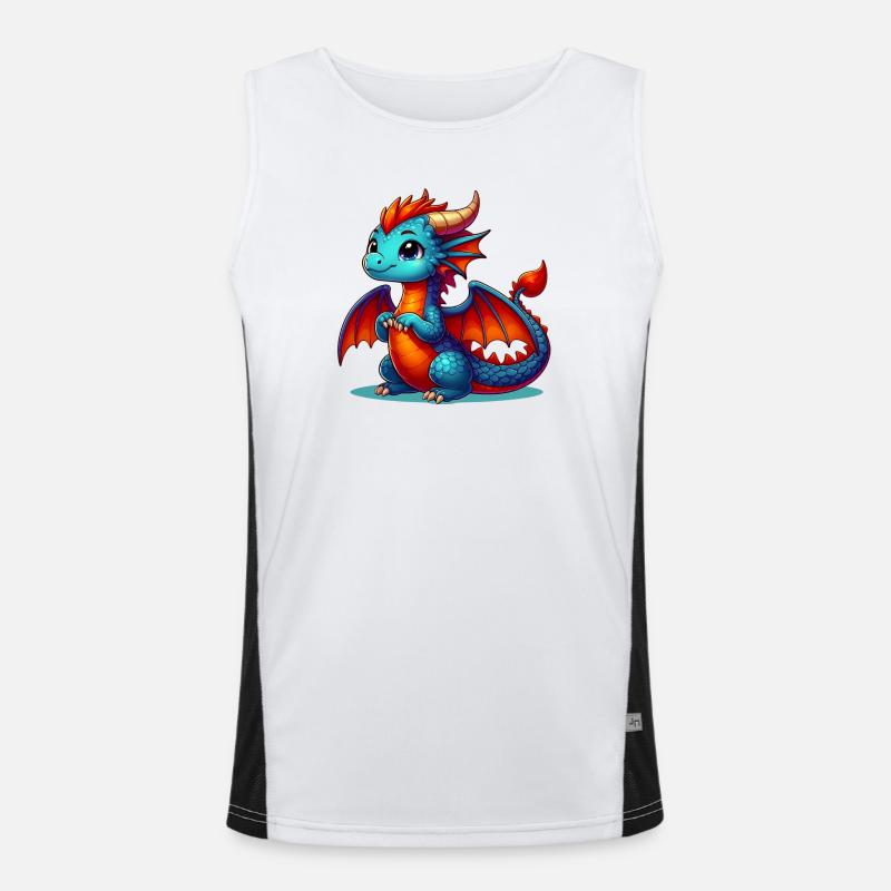 Dragon Débardeur respirant contrasté Homme 