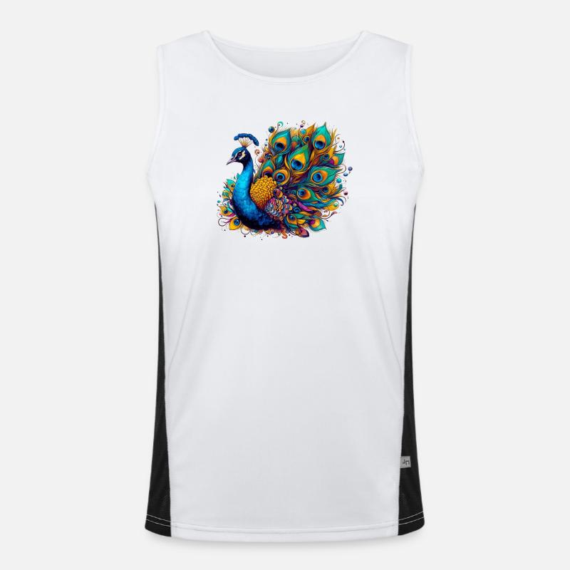 Peacock Men's Functional Contrast Tank Top 