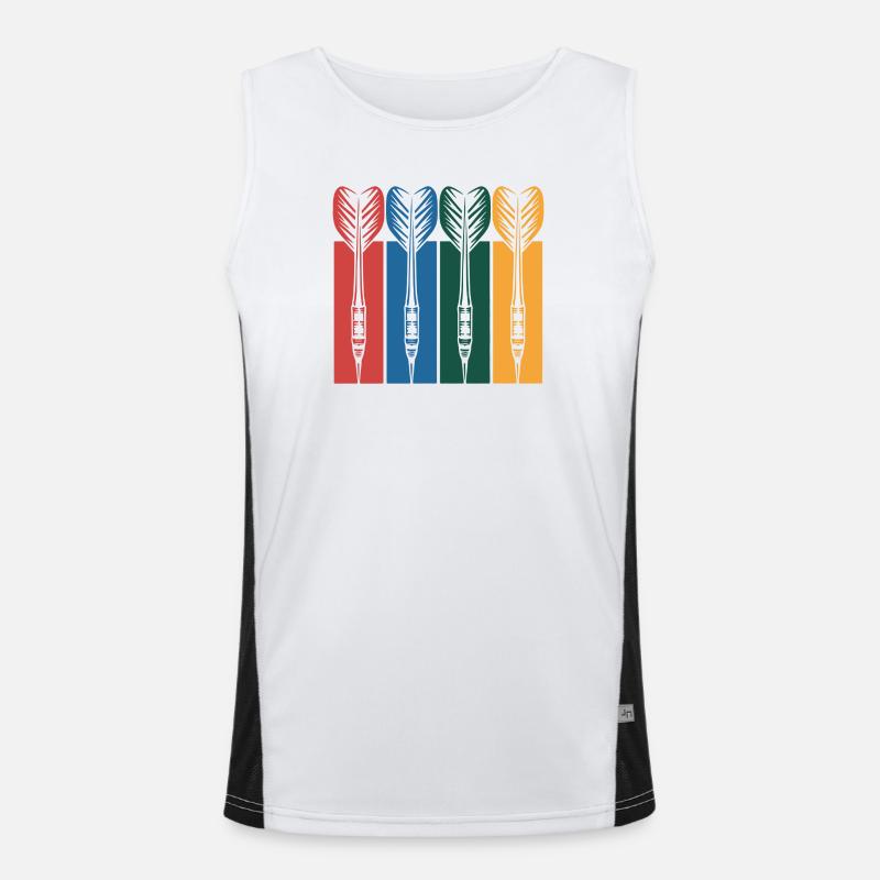 Federkiel-Quartett Funktionelles Kontrast-Tank Top für Männer 