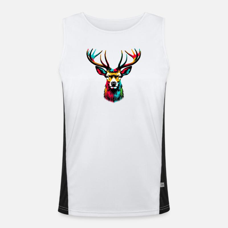 Deer Men's Functional Contrast Tank Top 
