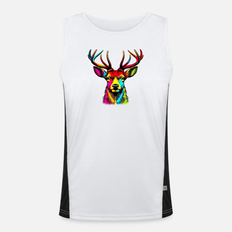 Deer Men's Functional Contrast Tank Top 