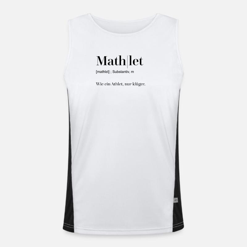 Dictionnaire Mathlet Débardeur respirant contrasté Homme 