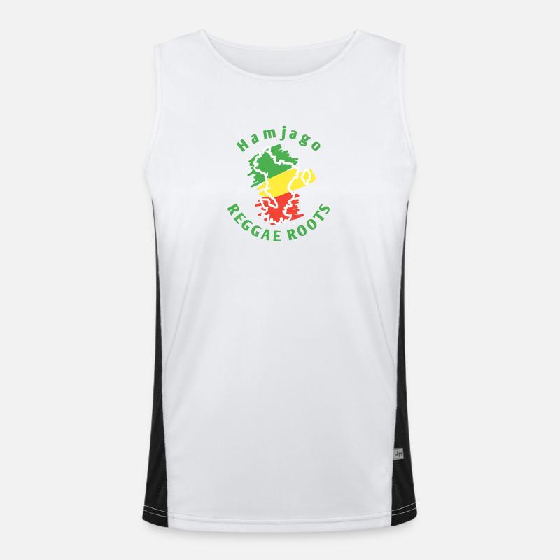Mayotte_54 Funktionelles Kontrast-Tank Top für Männer 