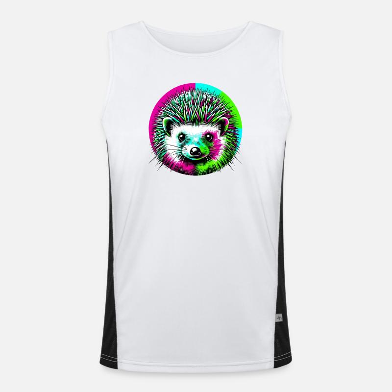 Hedgehog Men's Functional Contrast Tank Top 