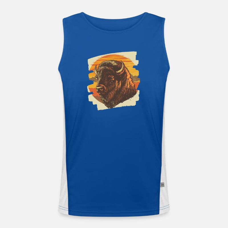 Bison Men's Functional Contrast Tank Top 