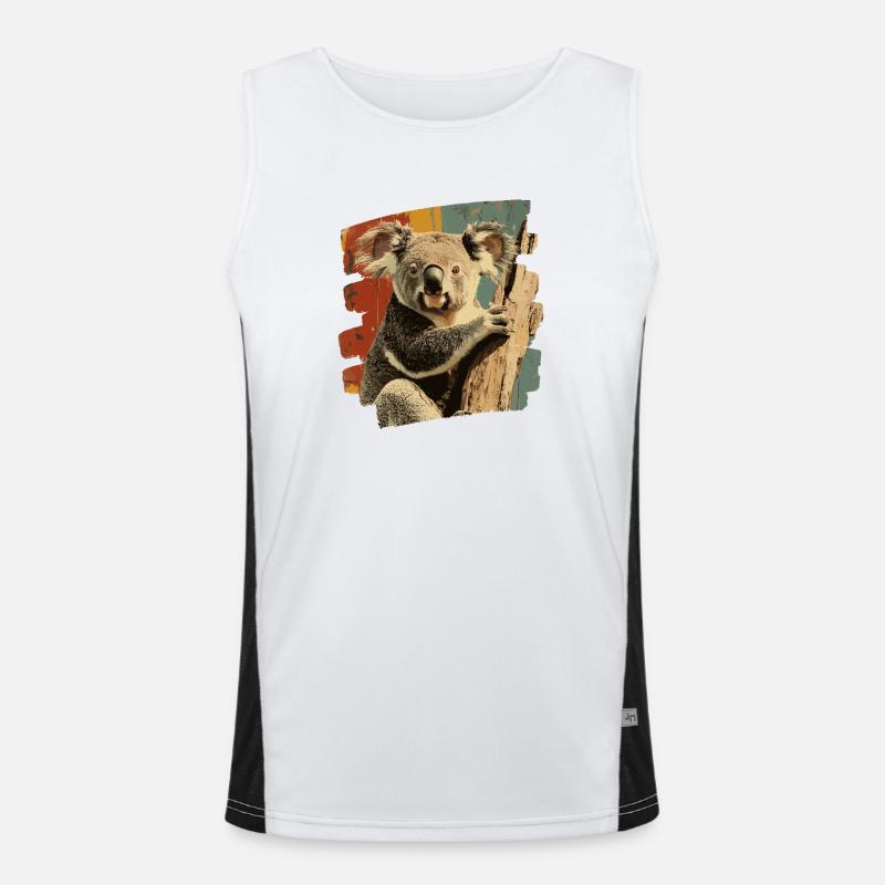 Koala Bear Men's Functional Contrast Tank Top 