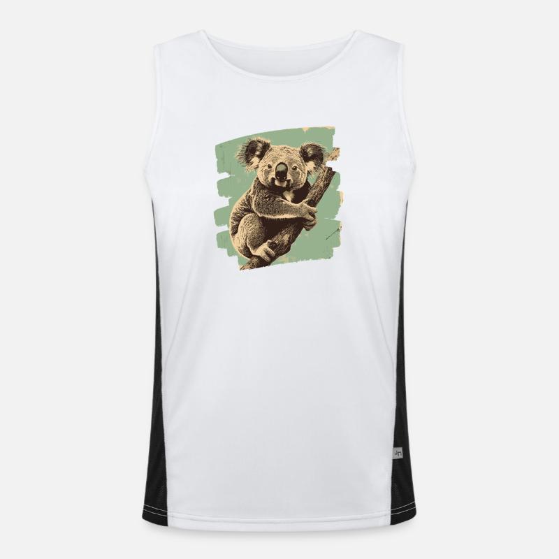 Ours Koala Débardeur respirant contrasté Homme 