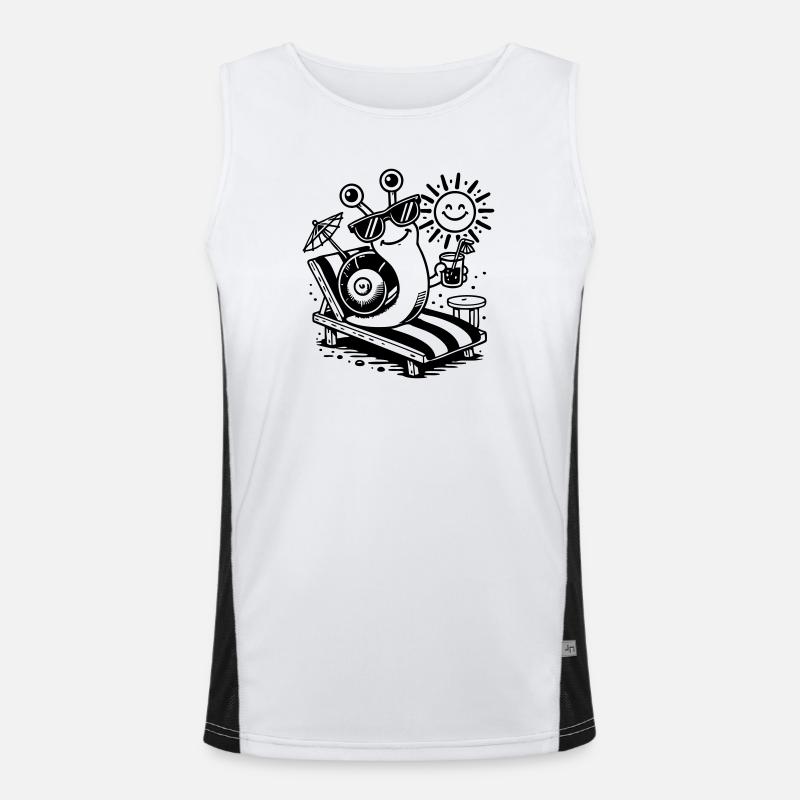 Snail Débardeur respirant contrasté Homme 