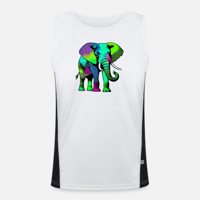 Éléphant Débardeur respirant contrasté Homme 
