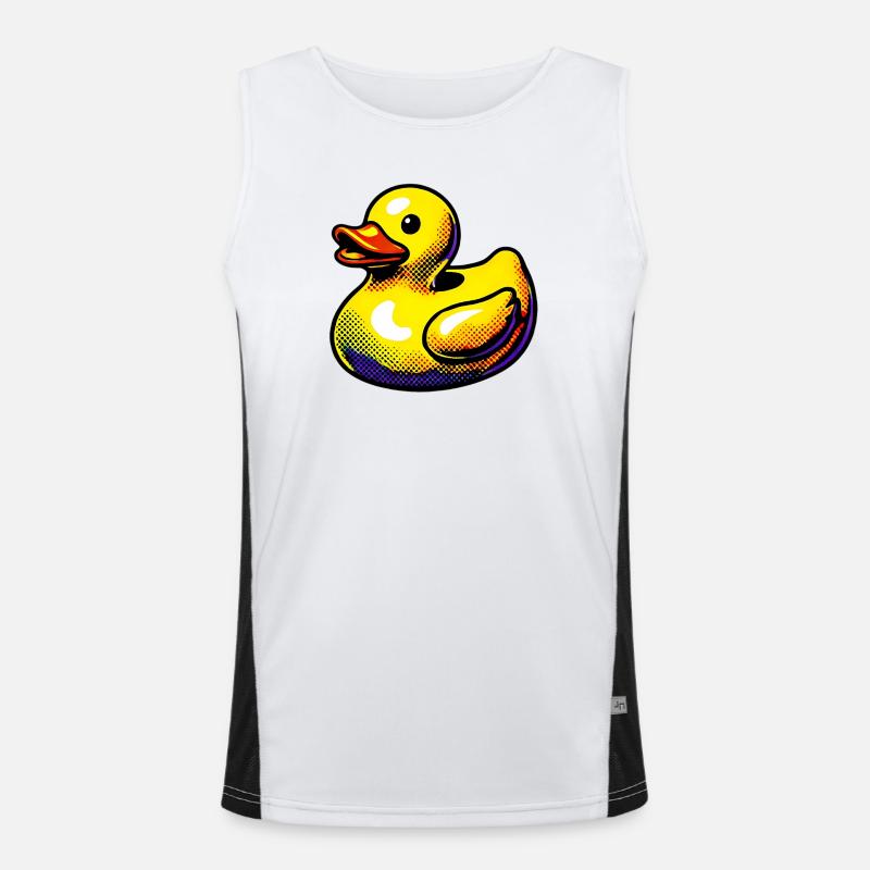 Duckling Duck Duck Duck Men's Functional Contrast Tank Top 