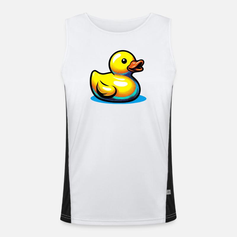 Duckling Duck Duck Duck Men's Functional Contrast Tank Top 
