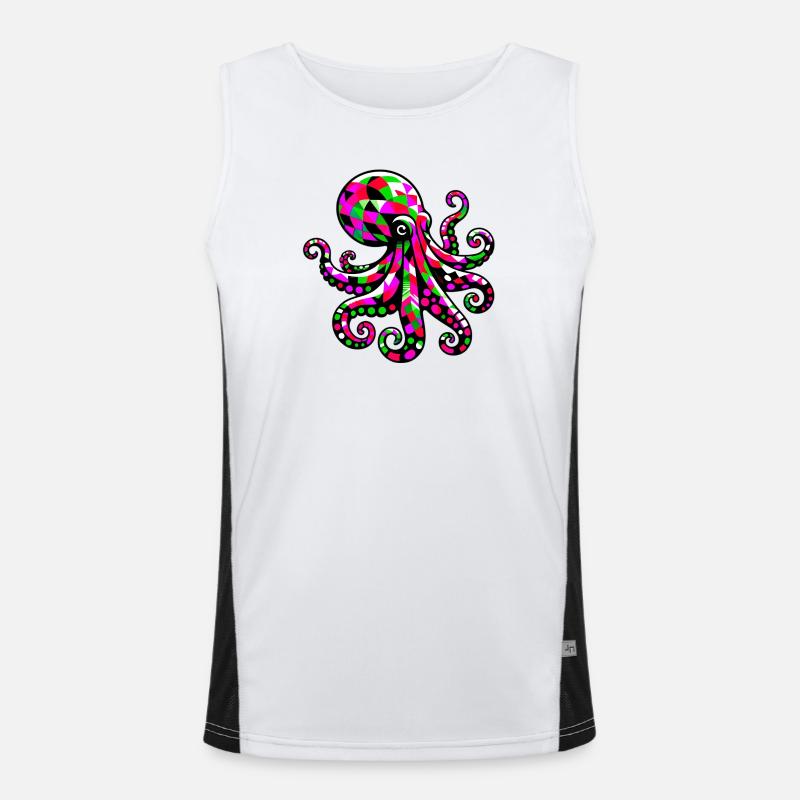 Octopus Men's Functional Contrast Tank Top 