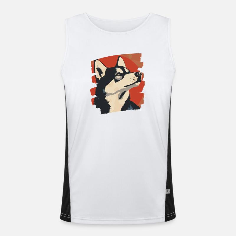 Rauque Débardeur respirant contrasté Homme 