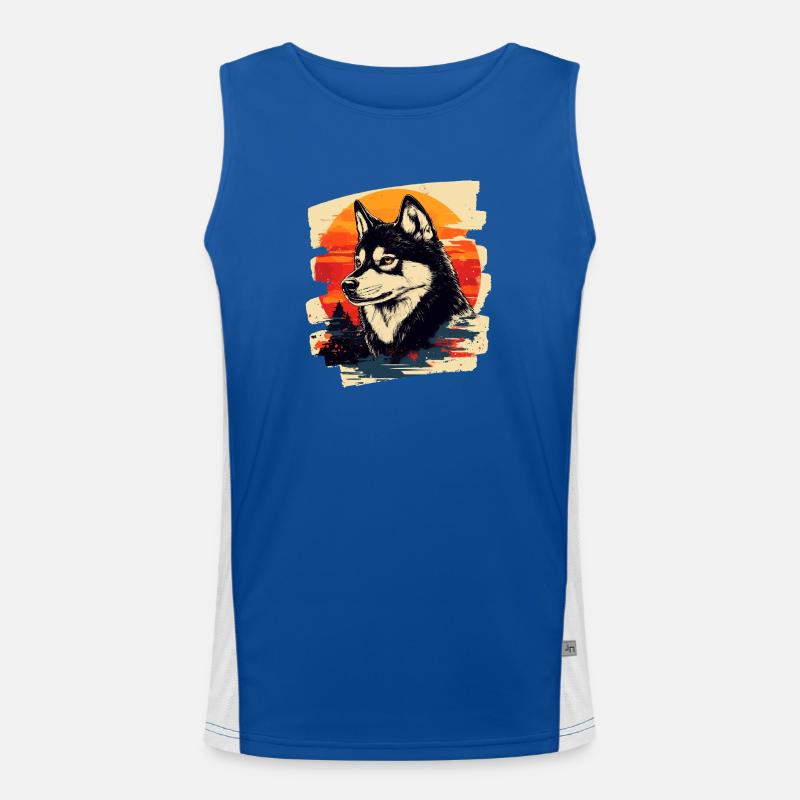 Rauque Débardeur respirant contrasté Homme 