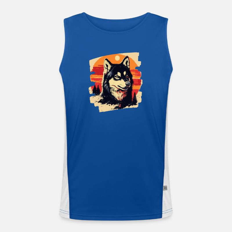 Husky Funktionelles Kontrast-Tank Top für Männer 