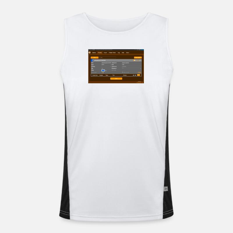 foxy proxy1 Men's Functional Contrast Tank Top 