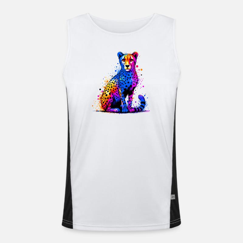 Guépard Débardeur respirant contrasté Homme 