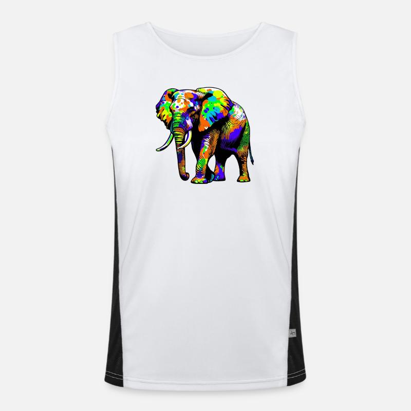 Elephant Men's Functional Contrast Tank Top 