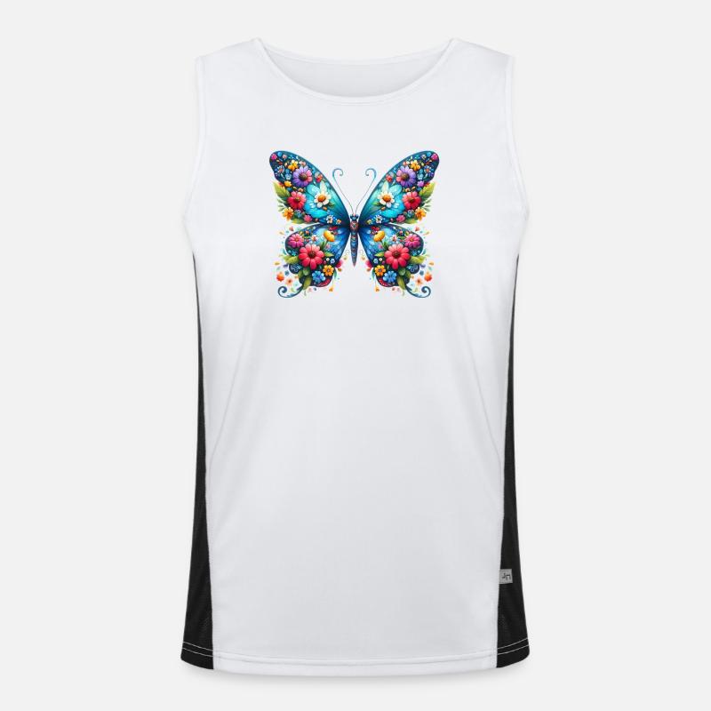 Papillon Débardeur respirant contrasté Homme 