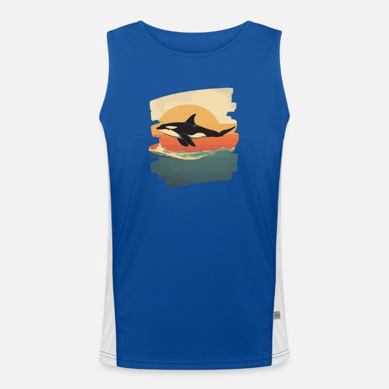 Orca Funktionelles Kontrast-Tank Top für Männer 