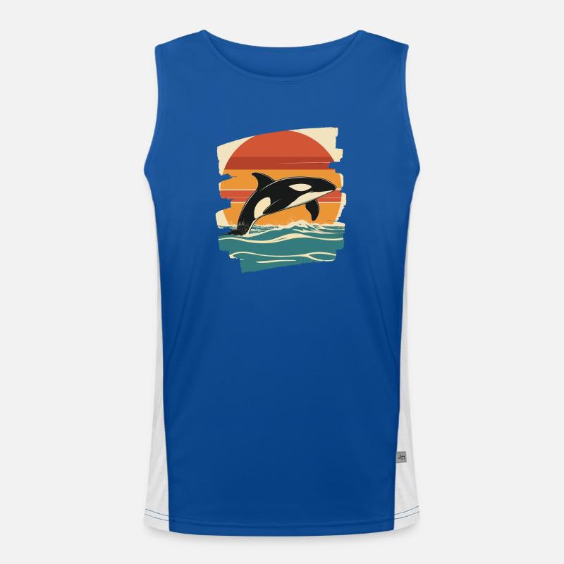 Orca Funktionelles Kontrast-Tank Top für Männer 