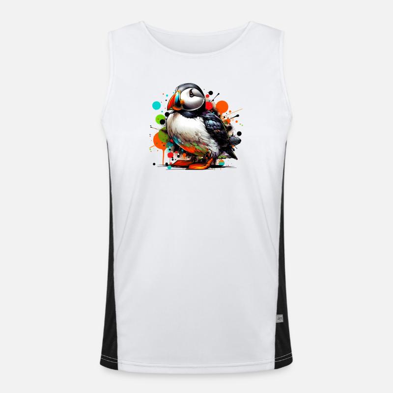 Macareux Débardeur respirant contrasté Homme 