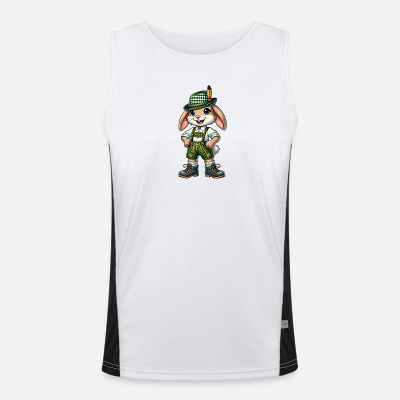 Bavarian Rabbit Men's Functional Contrast Tank Top 