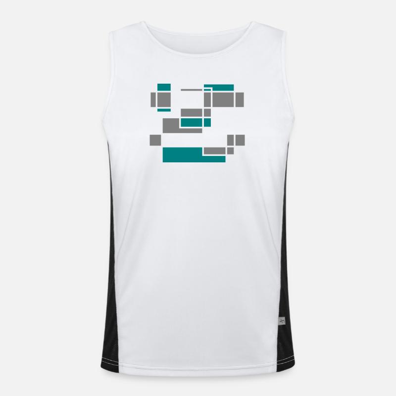 Graphique n° 2 Débardeur respirant contrasté Homme 