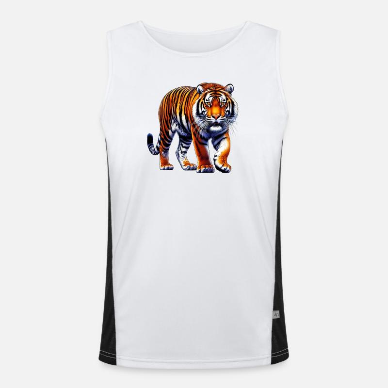 Tigre Débardeur respirant contrasté Homme 