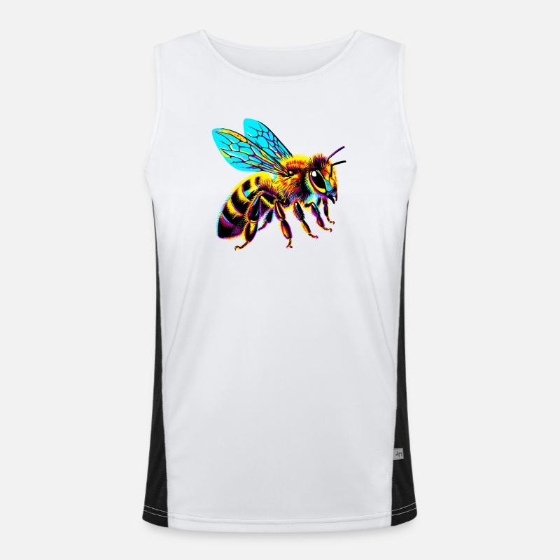 Bee Men's Functional Contrast Tank Top 