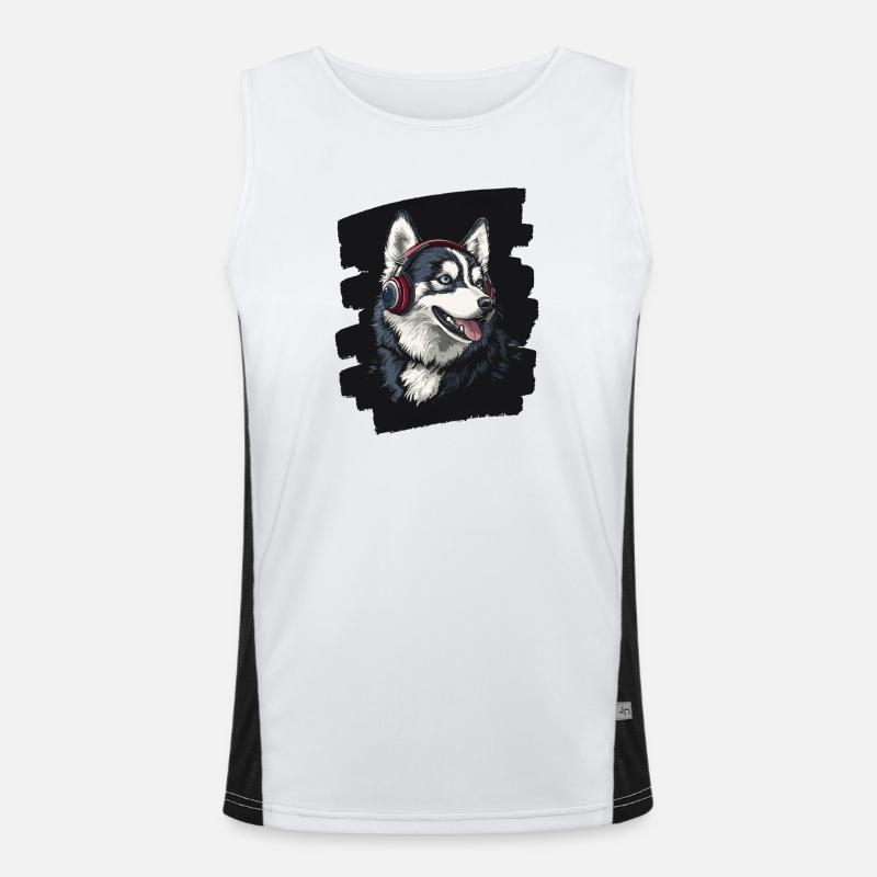 Rauque Débardeur respirant contrasté Homme 