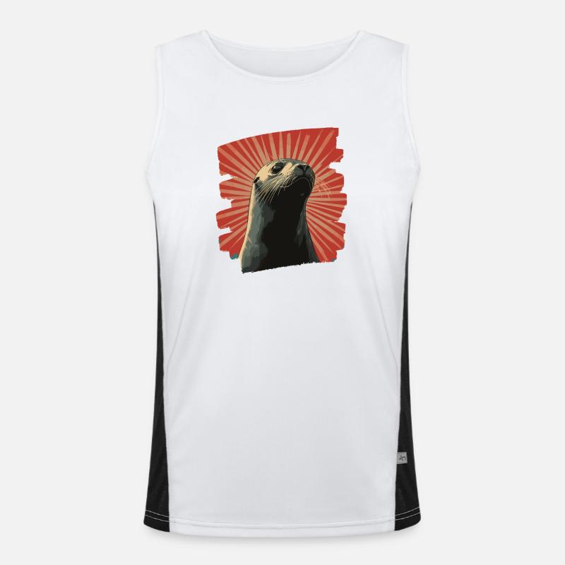 Phoque Débardeur respirant contrasté Homme 