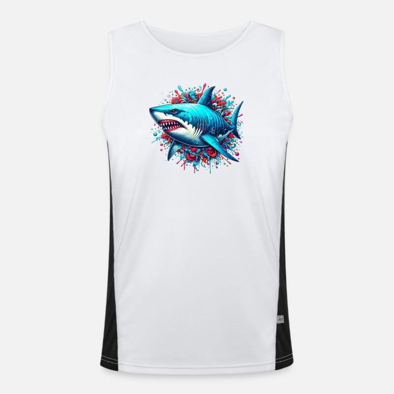 Shark Men's Functional Contrast Tank Top 