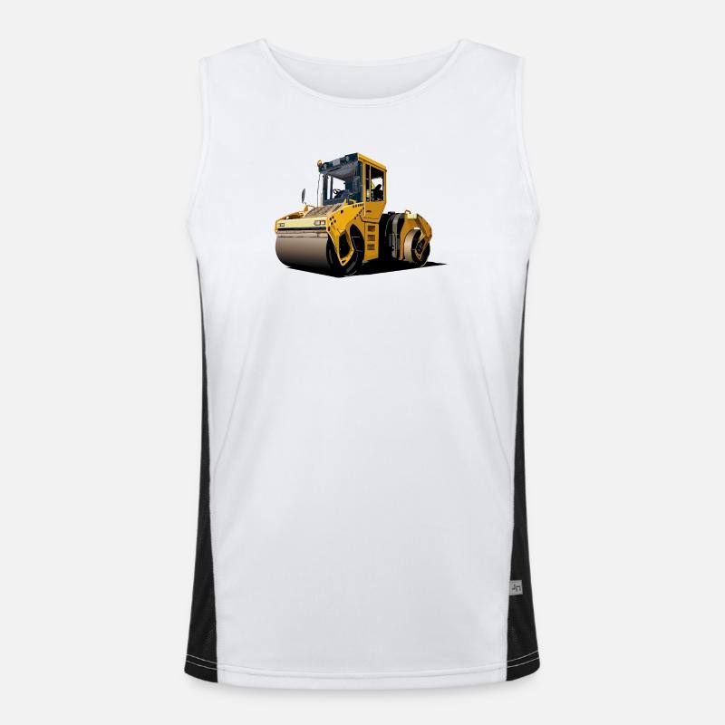 Road roller Men's Functional Contrast Tank Top 