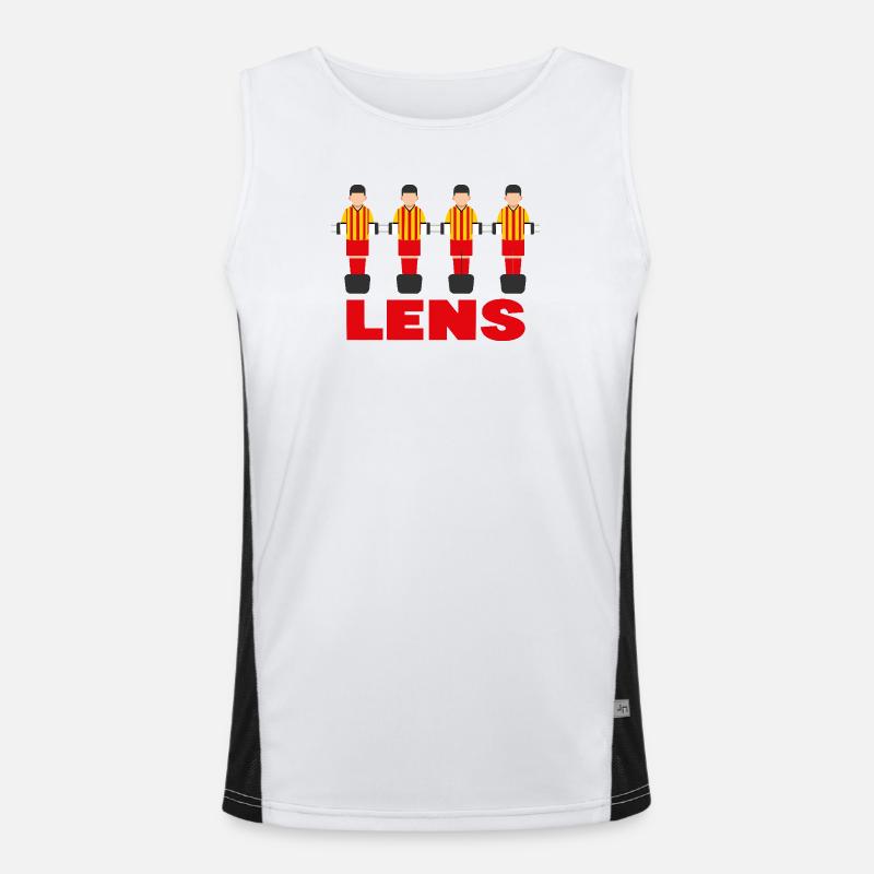 Linse Funktionelles Kontrast-Tank Top für Männer 