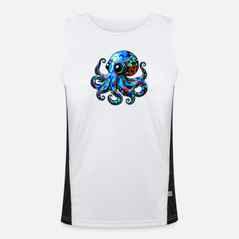 Octopus Men's Functional Contrast Tank Top 
