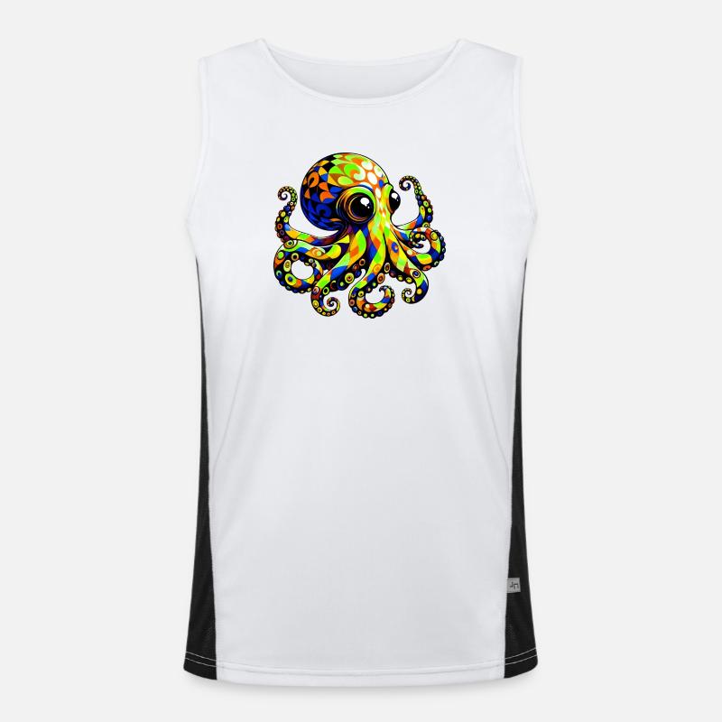 Octopus Men's Functional Contrast Tank Top 