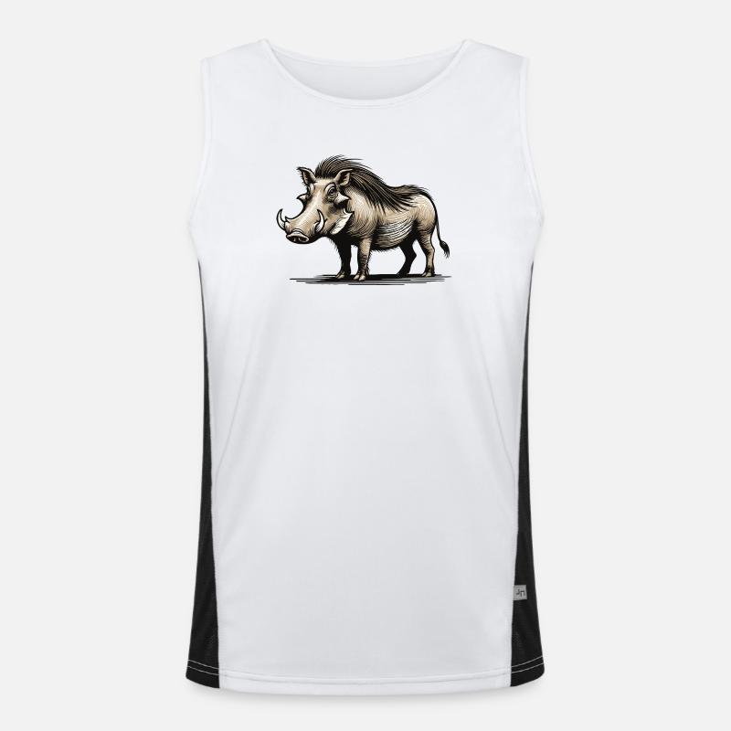 Warthog Men's Functional Contrast Tank Top 