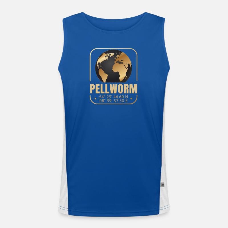 Pellworm Funktionelles Kontrast-Tank Top für Männer 