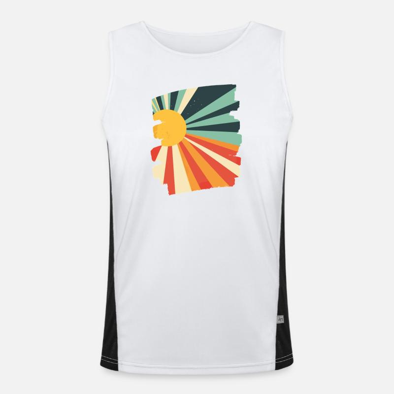 Summer Sun Men's Functional Contrast Tank Top 