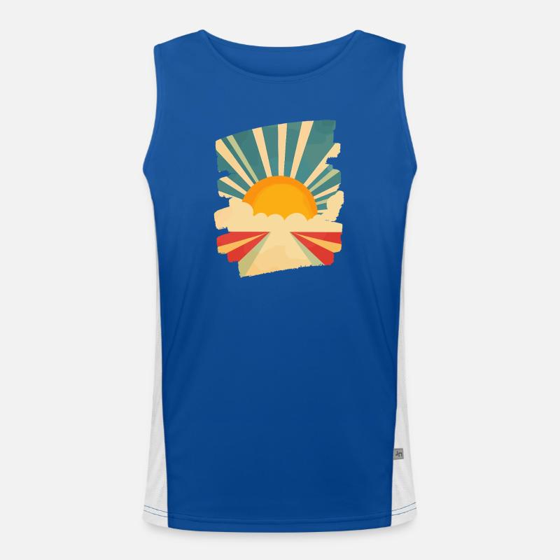 Soleil d’été Débardeur respirant contrasté Homme 