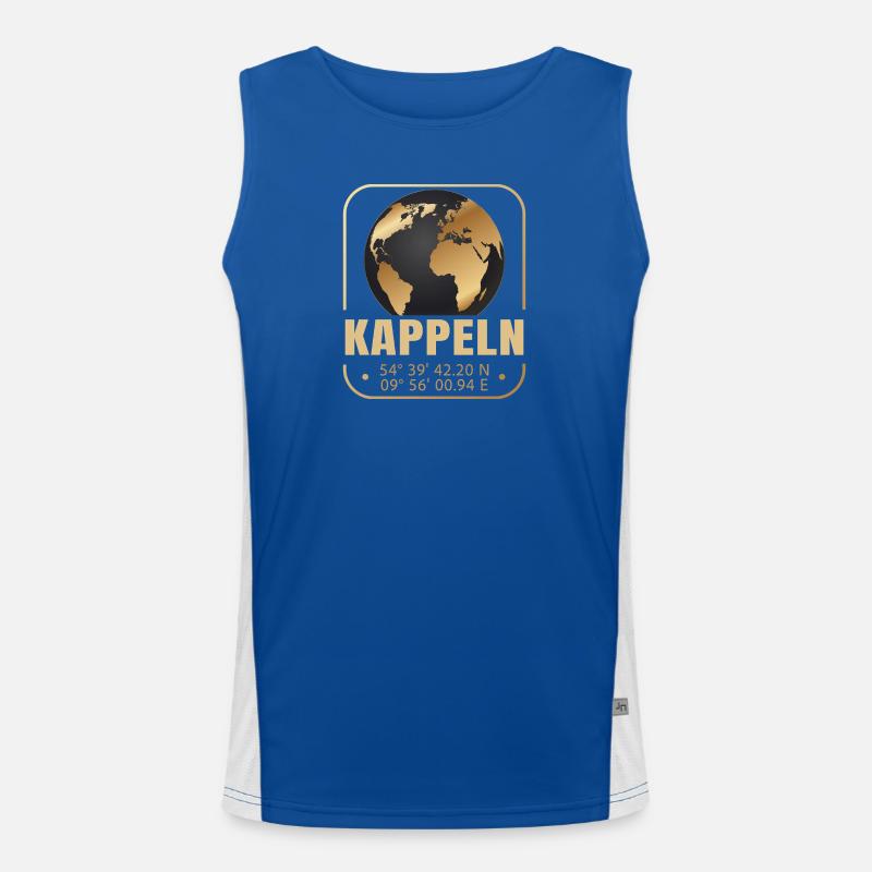 Kappeln Funktionelles Kontrast-Tank Top für Männer 