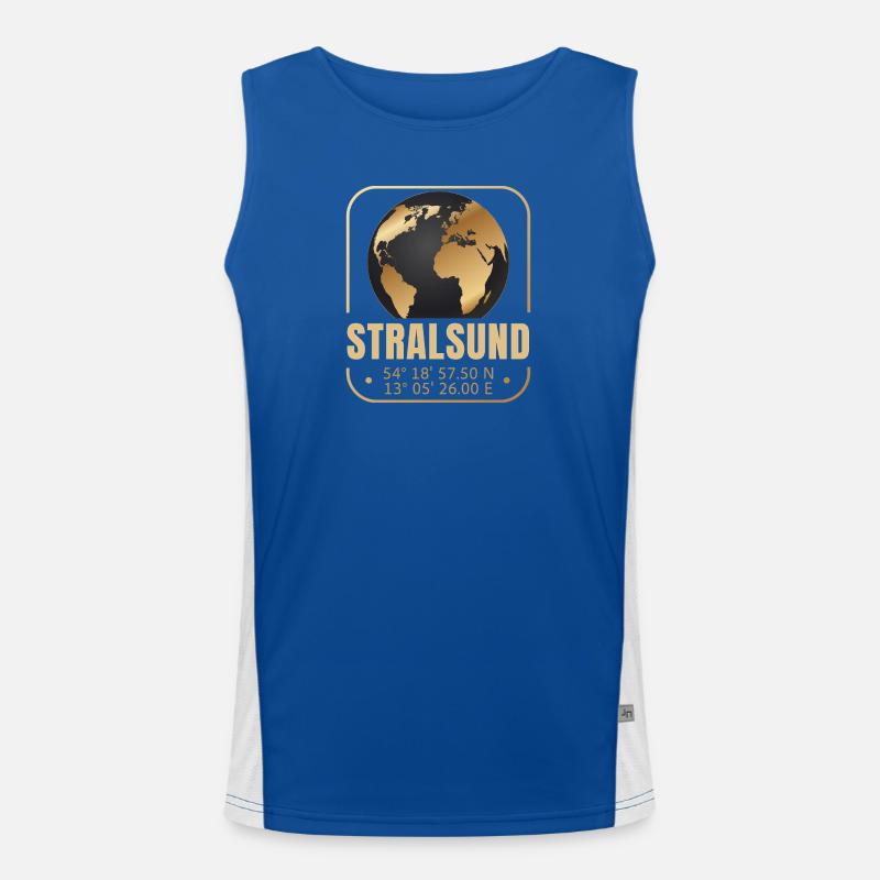 Stralsund Funktionelles Kontrast-Tank Top für Männer 