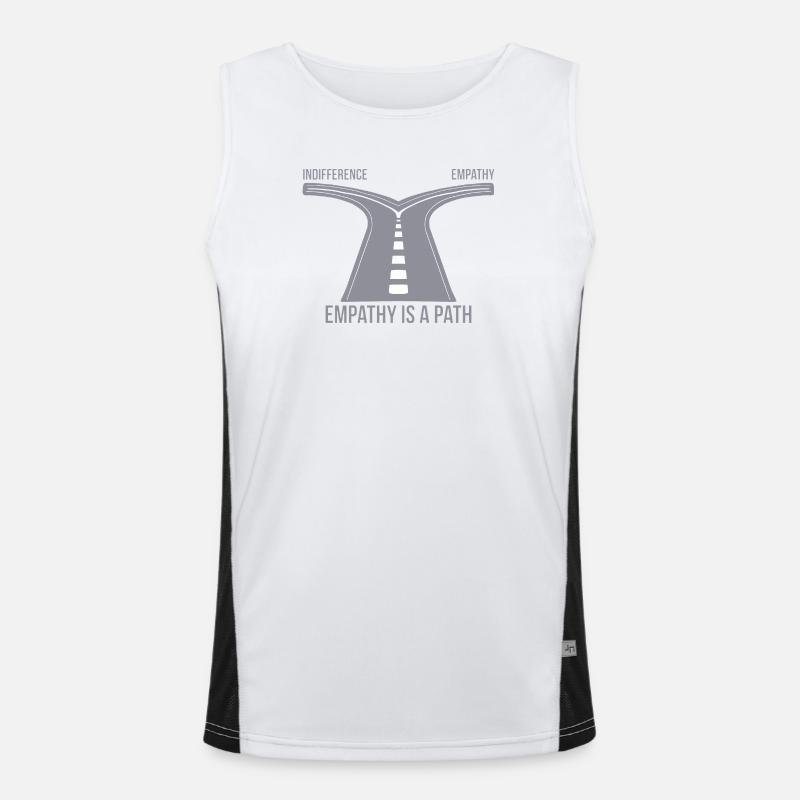 Empathy is a Path Men's Functional Contrast Tank Top 