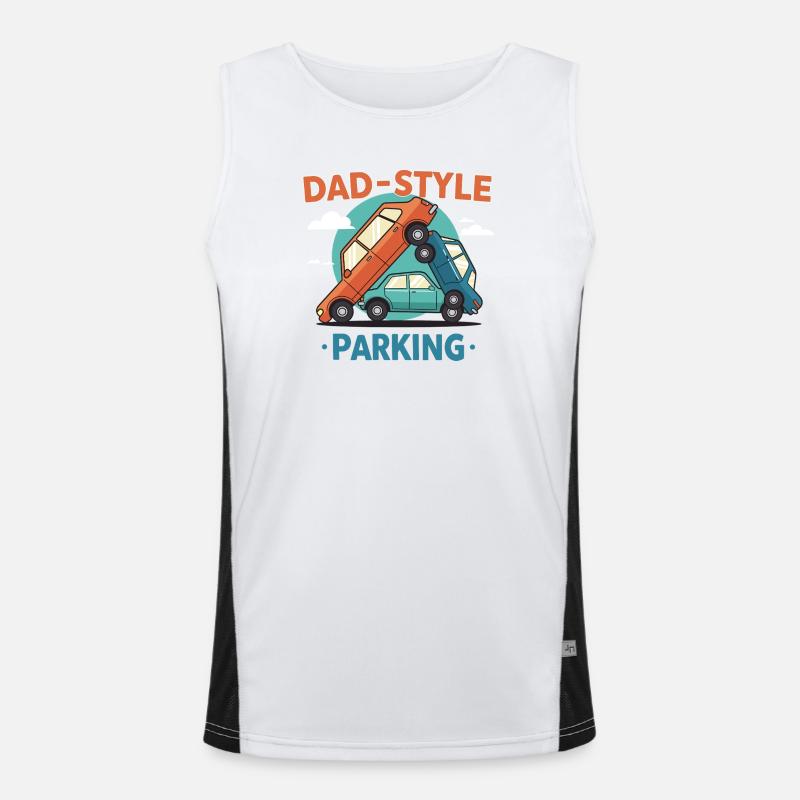 Daddy-style parking Men's Functional Contrast Tank Top 