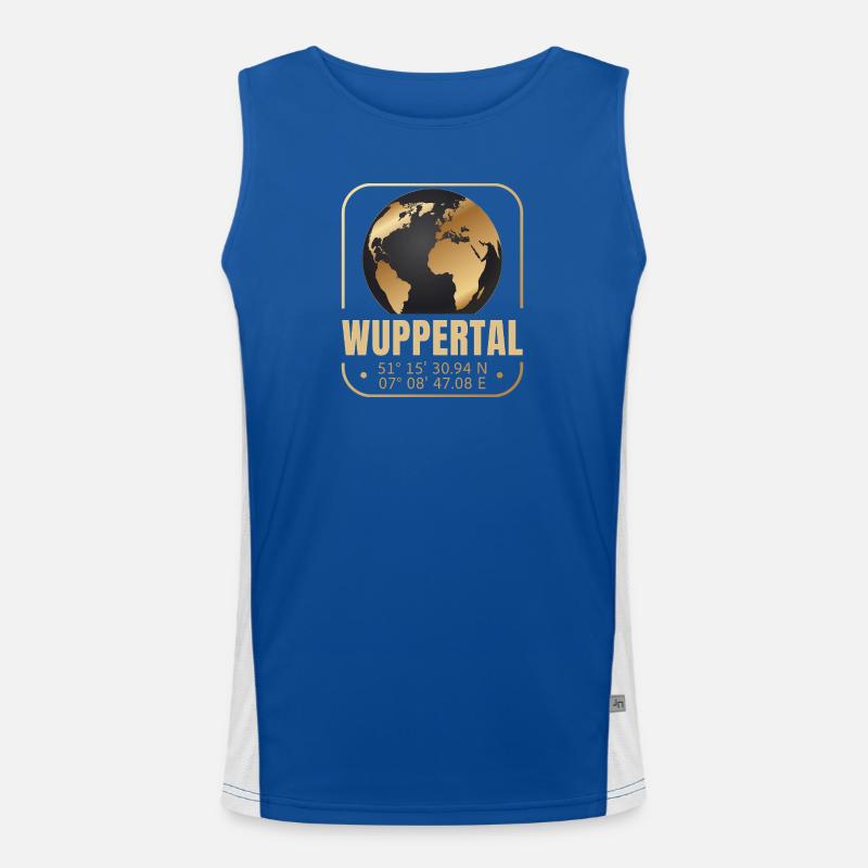 Wuppertal Funktionelles Kontrast-Tank Top für Männer 