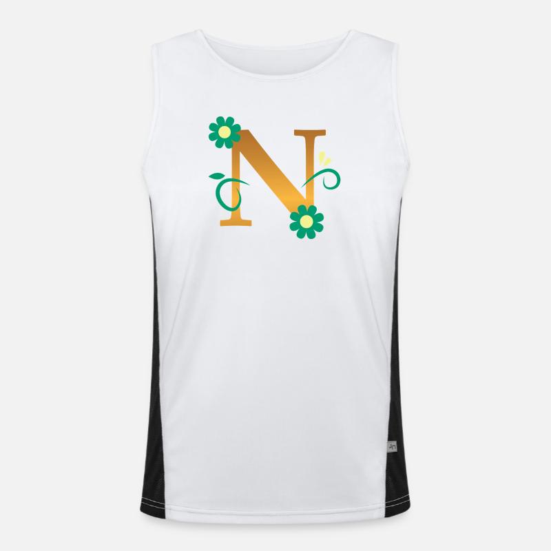 N Funktionelles Kontrast-Tank Top für Männer 