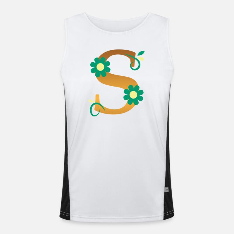S Men's Functional Contrast Tank Top 